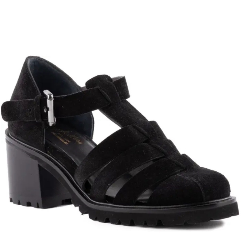Seychelles Latchkey lug sole fisherman sandal black NEW 10